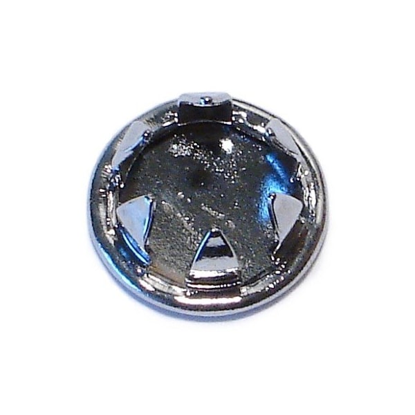 Midwest Fastener 1/2" Chrome Plated Steel Hole Plugs 10PK - 79821