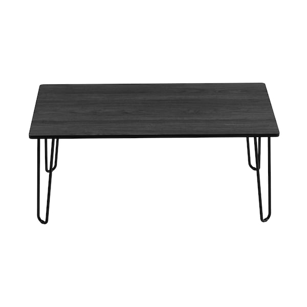 Hastings Home Hairpin Leg Coffee Table, Black - 795917FYV