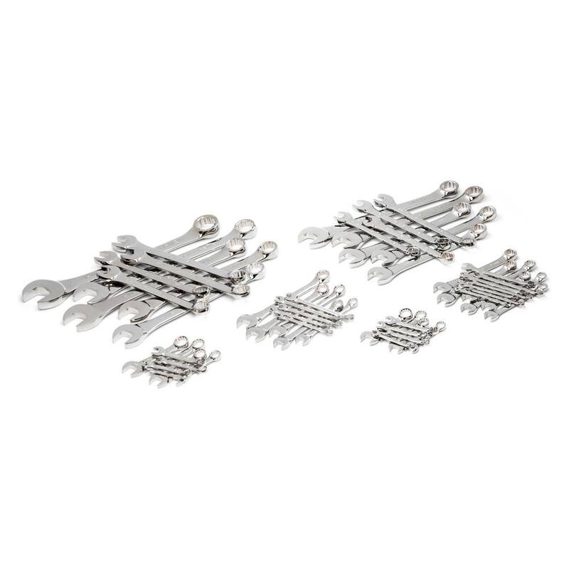 Set de llaves combinadas y llaves cortas Husky (57 piezas) - HCOMBOWR57BAS