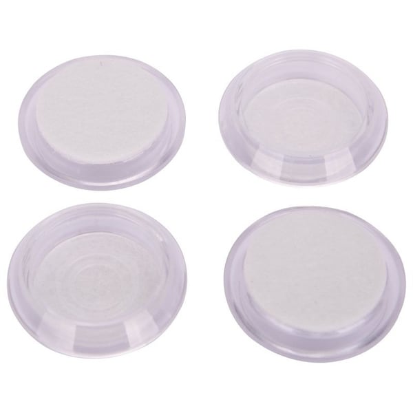 Prosource Caster Furniture Glide, Plastic, Clear, Clear, 2-1/4 x 2-1/4 x 5/8 in Dimensions - FE-50820-PS