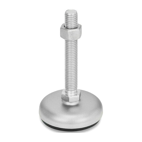 J.W. Winco Male-End Leveling Mount, 3.58 in H - 31-60-1/2X13-75-B1-SK