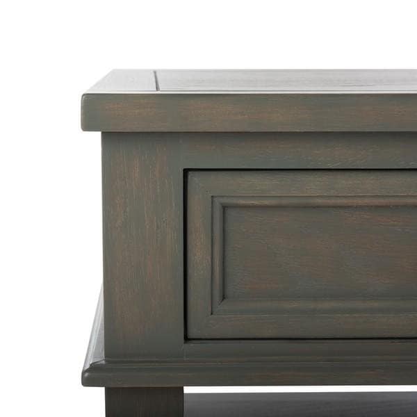 Safavieh 19.3 x 54 x 23.6 in. Manelin Coffee Table with Storage Drawers, Ash Grey - AMH6642C