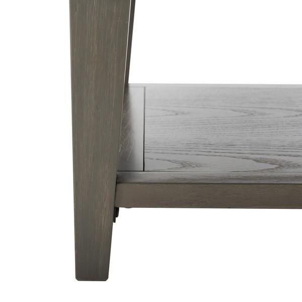 Safavieh 19.3 x 54 x 23.6 in. Manelin Coffee Table with Storage Drawers, Ash Grey - AMH6642C