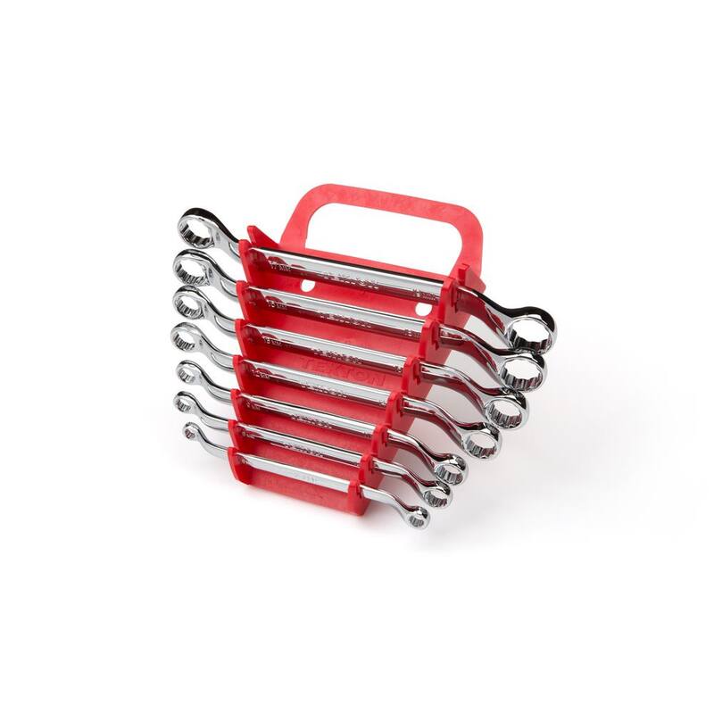 Juego de llaves de caja con extremo offset de 45 grados TEKTON, 7 piezas (6-19 mm) - Porta - WBE24407