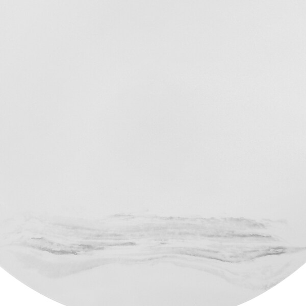 Armen Living Loxley White Marble Coffee Table with Black Metal Base - LCLXCOMB