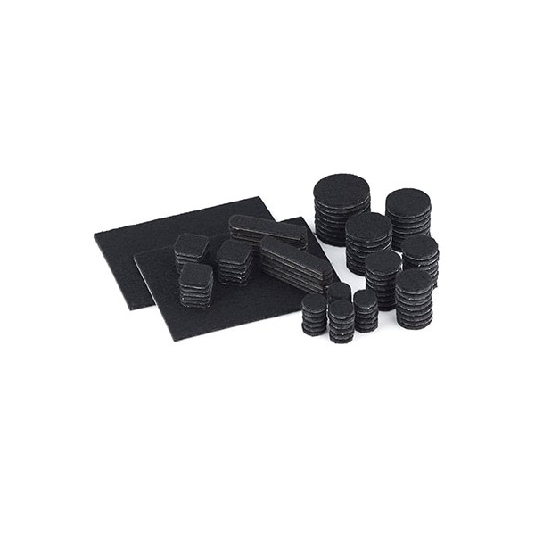 Richelieu TG 105PK BLK Felt Pads - 93557TV