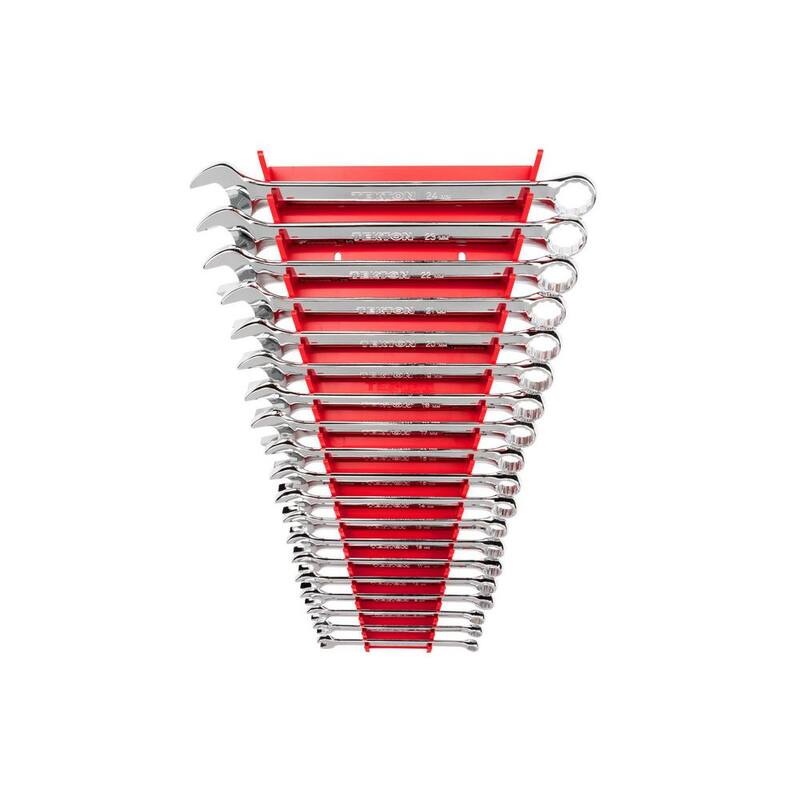 Set de llaves combinadas TEKTON, 19 piezas (6-24 mm) - Soporte - WCB91202