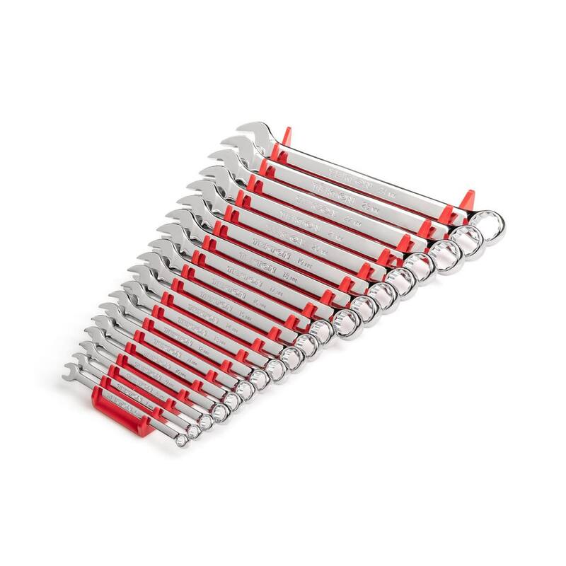 Set de llaves combinadas TEKTON, 19 piezas (6-24 mm) - Soporte - WCB91202