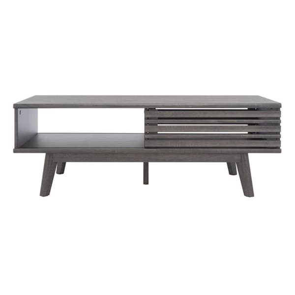 Safavieh Rori 1 Shelf Coffee Table, Distressed Black - COF9600E