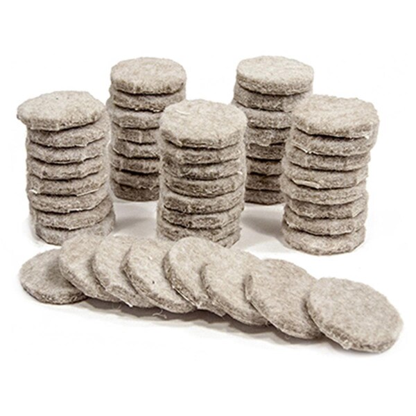 Convenience Concepts 1 in. TruGuard Round Bonus Pads, Tan, 48PK - HI3254463