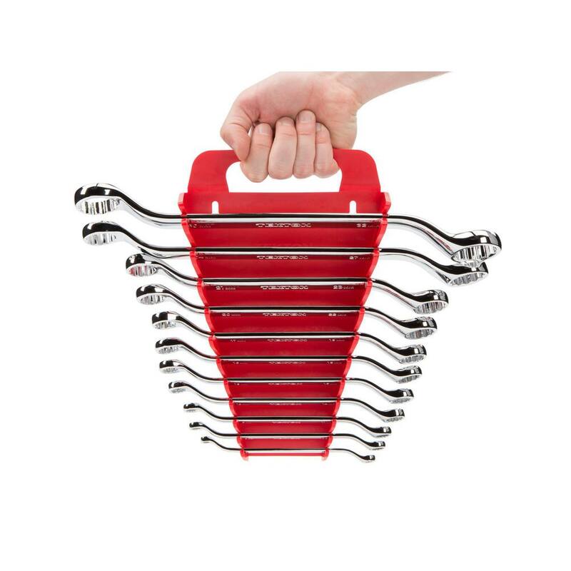 Juego de llaves de caja de extremo desplazado de 45 grados TEKTON, 19 piezas (1/4-1-1/4 pulgadas, 6-32 mm) - Soporte - WBE91302