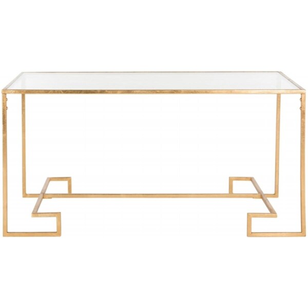 Safavieh Burton Coffee Table- Antique Gold Leaf - 20.9 x 24.1 x 41.1 in. - FOX2582A