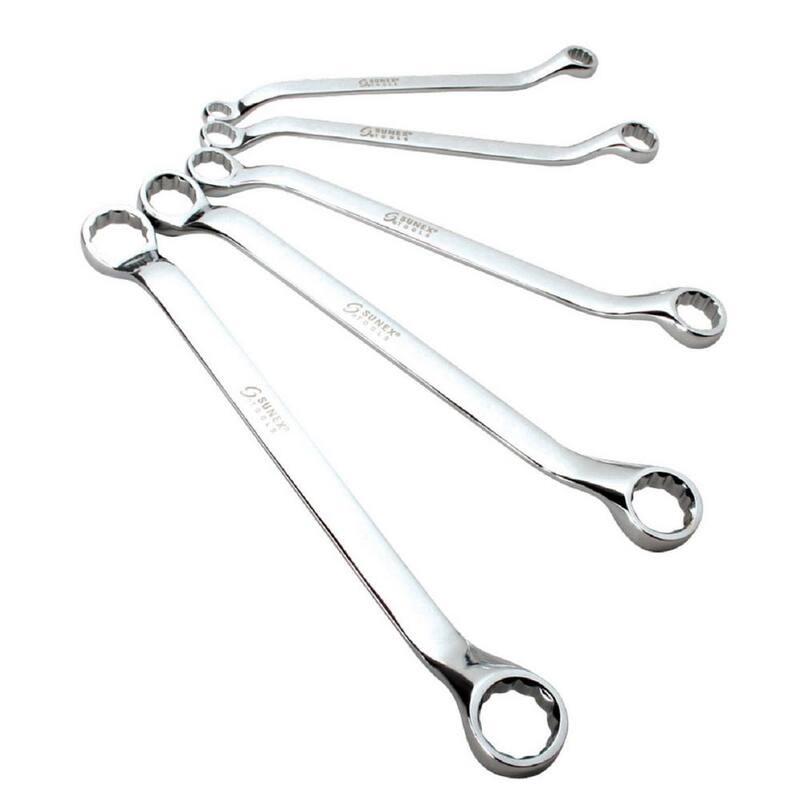 Juego de llaves de doble caja métricas de SUNEX TOOLS (5 piezas) - SUN9950M