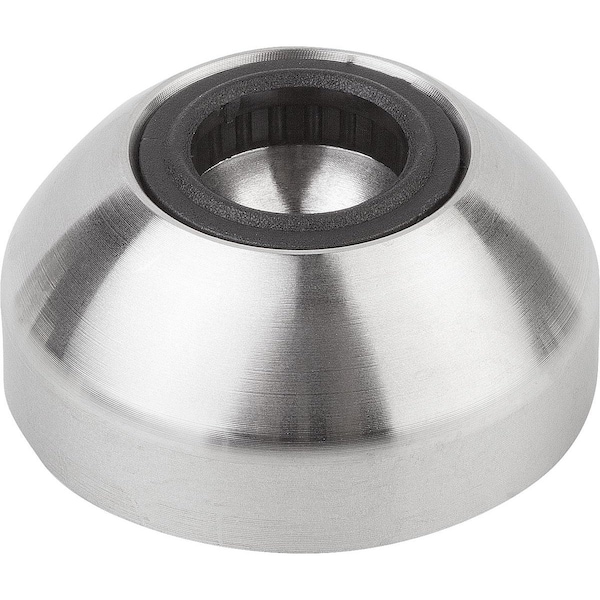 Kipp Plate Anti-Slip Plate, Form:B Stainless Steel, D=30 - K0416.20302