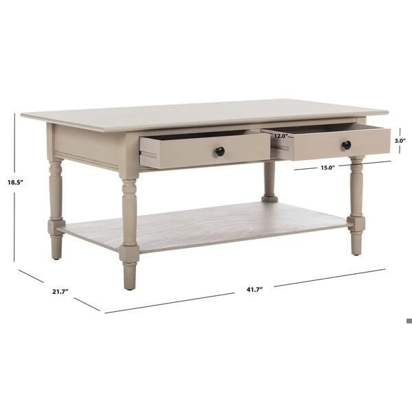 Safavieh Bosco Coffee Table - Vintage Grey - AMH5706A