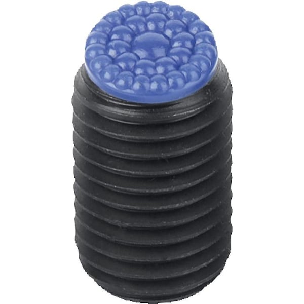 Kipp Self-Aligning Pads With O-Ring, Form:P Carbon Steel, Comp:Polyurethane - K0290.612X029