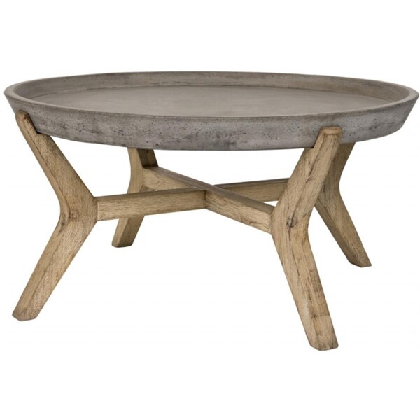 Safavieh Wynn Coffee Table- Dark Grey - 18.1 x 33.4 x 33.4 in. - VNN1013A