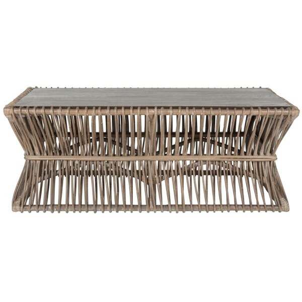Safavieh Gensho Coffee Table- Grey - 15.7 x 69.9 x 43.7 in. - FOX6536A