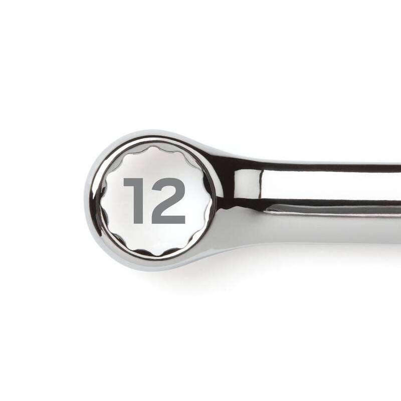 Set de llaves combinadas tipo trinquete de 8-19 mm TEKTON con bolsa (12 piezas) - WRN01190