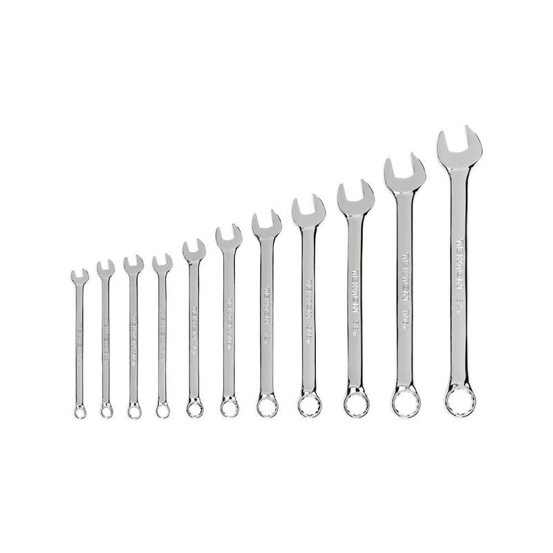 Juego de llaves combinadas TEKTON de 1/4 a 3/4 de pulgada (11 piezas) - WCB90105