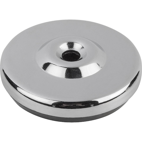 Kipp Plate For Levelling Feet Steel, Comp:Rubber, D=100 - K0673.11001