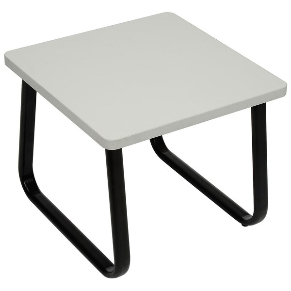 Global Industrial Square Coffee Table, Gray Top, 20 x 20 - 238410GY
