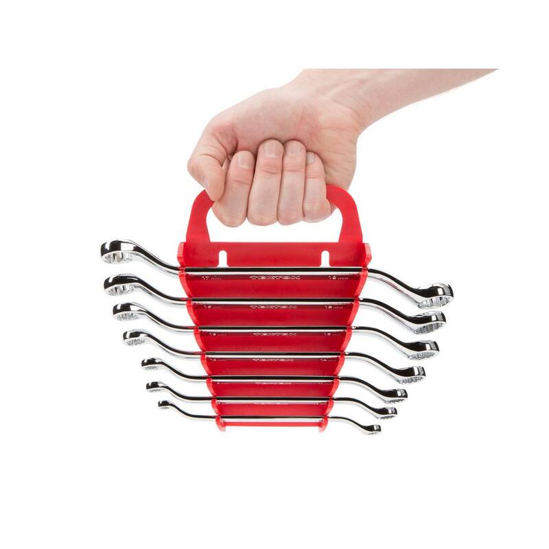 Juego de llaves de extremo de caja con ángulo de 45 grados TEKTON, 12 piezas (1/4-13/16 in., 6-19 mm) - Soporte - WBE91301