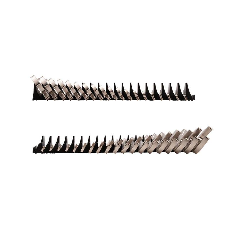 Set de llaves de cabeza angular abierta TEKTON de 1/4 a 1-1/4 pulgadas con organizador modular de llaves (19 piezas) - WAE91503.