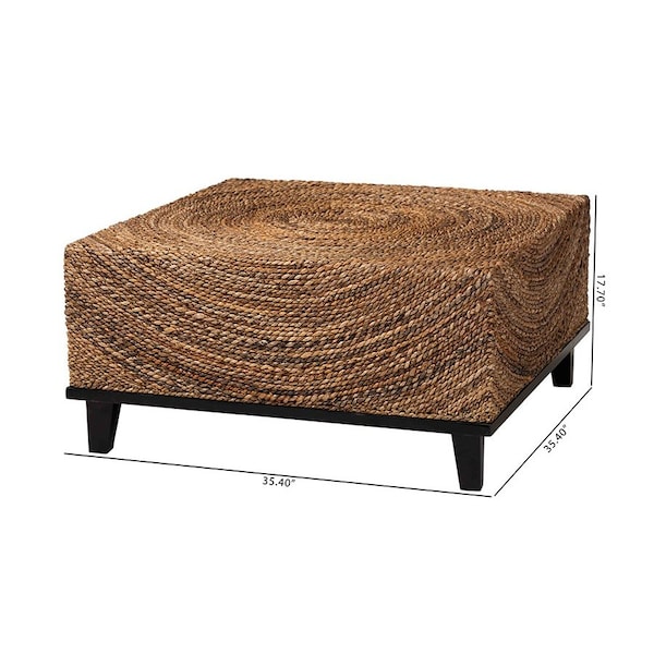 Bali & Pari Verino Bohemian Natural Seagrass Coffee Table - 246-13742-ZORO
