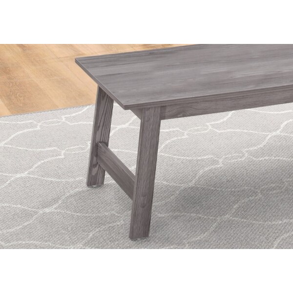 Monarch Specialties Dining Table - 32"X 48" / Dark Taupe / Chrome Metal - I 7932P