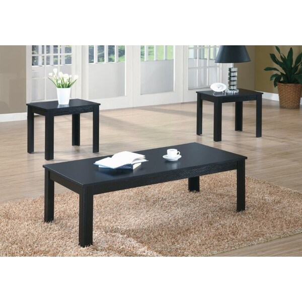 Monarch Specialties Dining Table - 36"X 60" / Espresso / Black Metal - I 7840P