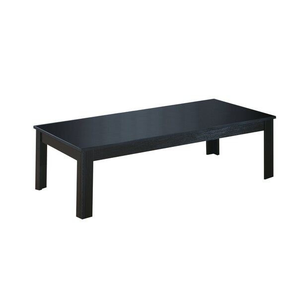 Monarch Specialties Dining Table - 36"X 60" / Espresso / Black Metal - I 7840P