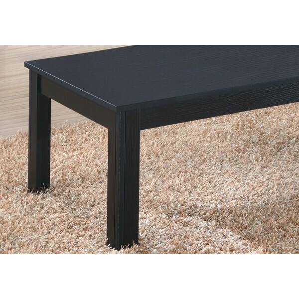 Monarch Specialties Dining Table - 36"X 60" / Espresso / Black Metal - I 7840P