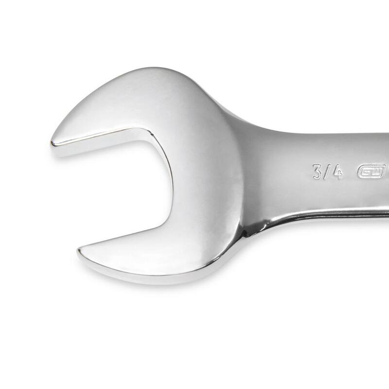 Juego de llaves de trinquete combinadas GEARWRENCH de 72 dientes, tipo estribo, en medidas SAE (7 piezas) - 9507D