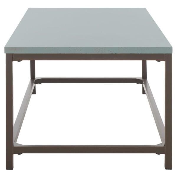 Safavieh Alec Coffee Table- Barn Blue - 17.7 x 24 x 48 in. - AMH6545B