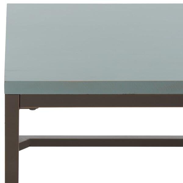 Safavieh Alec Coffee Table- Barn Blue - 17.7 x 24 x 48 in. - AMH6545B