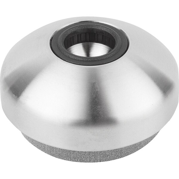 Kipp Plate For Swivel Feet Stainless Steel, With Vibration Absorption, D=80 - K0419.20802
