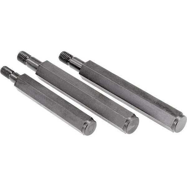 Kipp Fixture Foot With Threaded Pin H=100 Carbon Steel, Sw=19 - K0300.12X100
