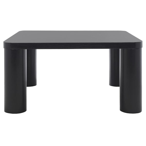 Safavieh Aldous Square Coffee Table, Black - Box of 2 - COF1501B-2BX