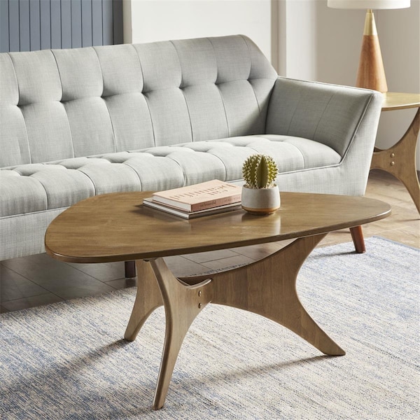 Ink Plus Ivy Kids Ink Plus Ivy  Light Brown Blaze Triangle Wood Coffee Table - II120-0427