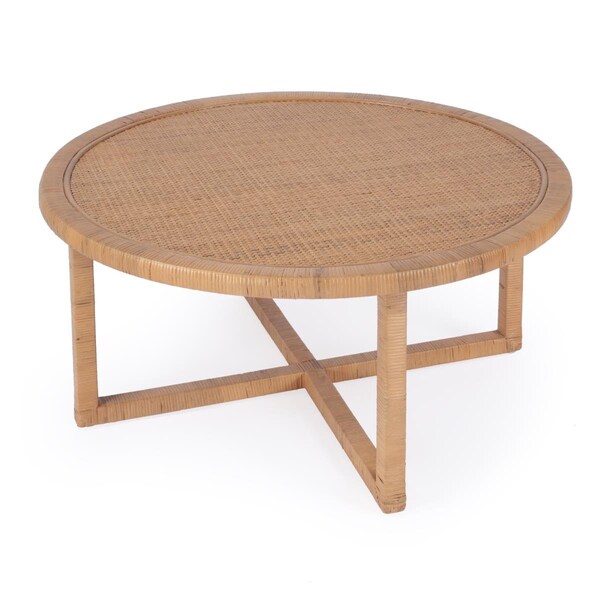 Butler Specialty Co. Butler Specialty  19.4 x 39 x 39 in. Captiva Coffee Table, Natural - 5696404