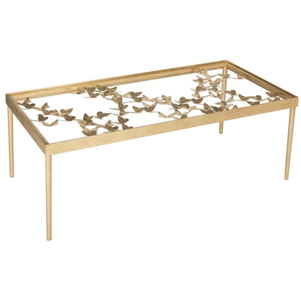 Safavieh Rosalia Butterfly Coffee Table - 17.75 x 48 x 24 in. - FOX2589A