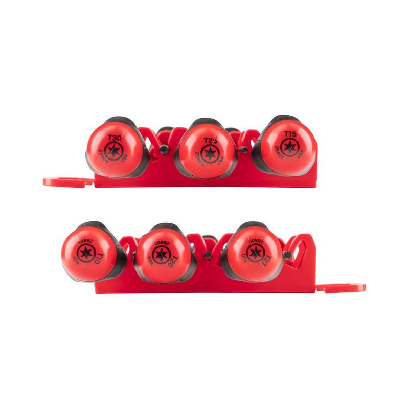 TEKTON Juego de destornilladores de hoja de óxido negro de alto torque Torx, 6 piezas (T10-T30) - Porta - DHT92001