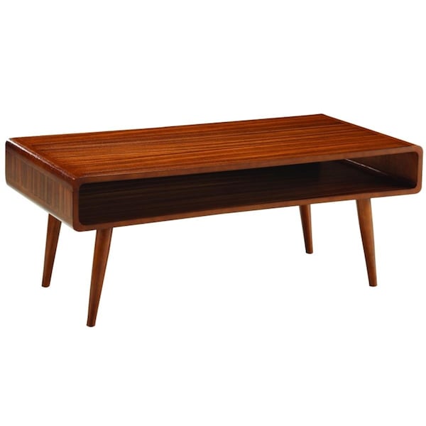 Made-To-Order Halmstad Coffee Table, Zebra Series, Rich Walnut - MA1524957
