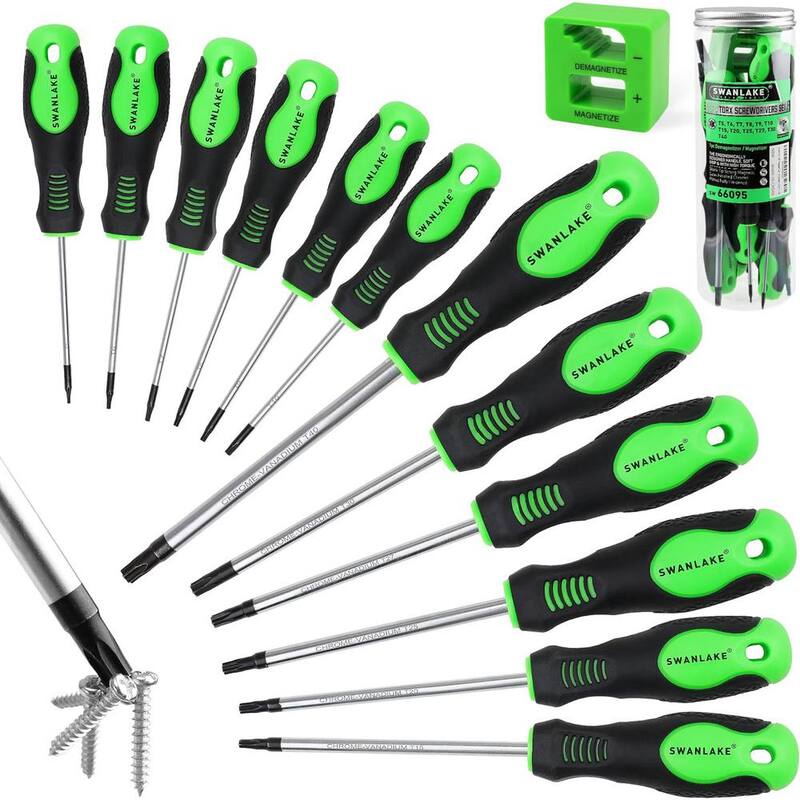 Juego de destornilladores magnéticos tipo Torx - Destornillador de estrella de T5 a T40 (13 piezas) - MLPH020LT409