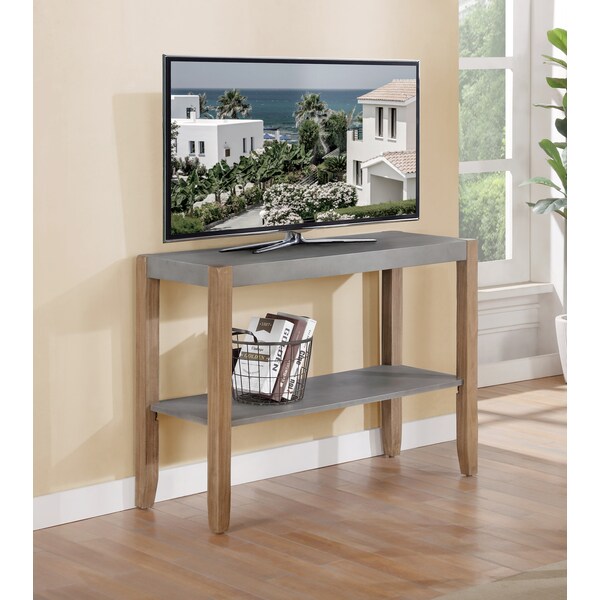 Alaterre Furniture 40 X 15 X 29, MDF Top, Concrete Gray - ANNP1471