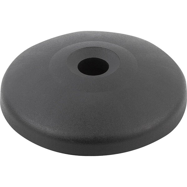 Kipp Plate Anti-Slip Plate, Form:B Thermoplastic, Black, D=60 - K0423.2060