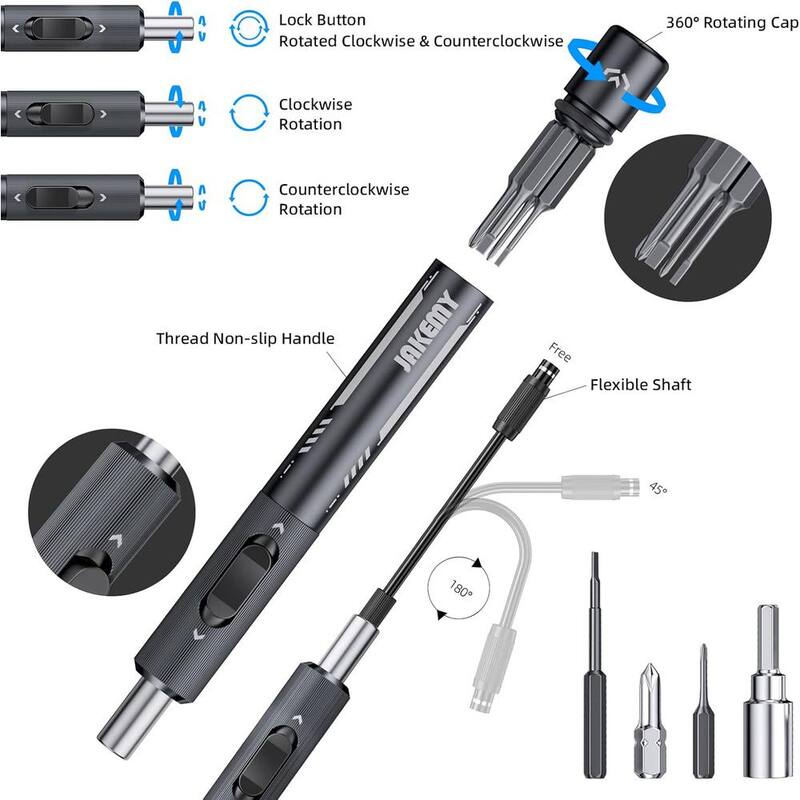 Juego de destornilladores de precisión mini portátiles de metal de 105 pulgadas 1 con herramienta de palanca de apertura en gris - MLPH020LT404