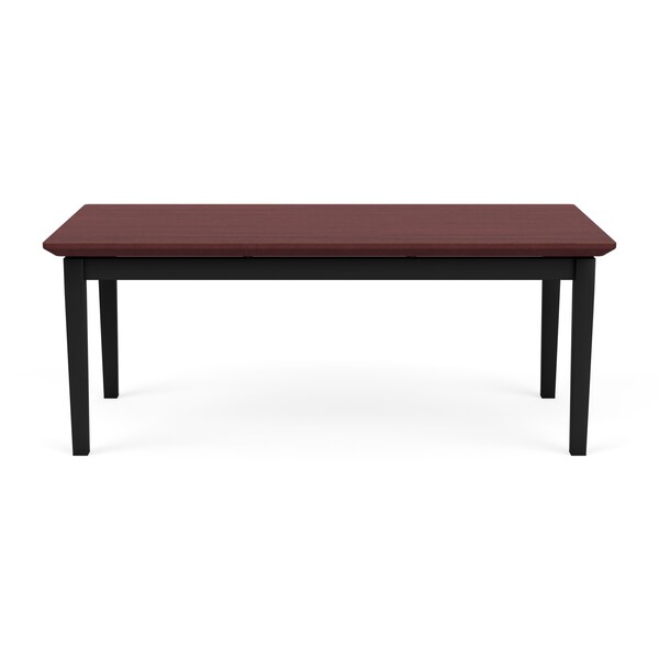 Lesro Lenox Steel Coffee Table, Chelsea Mahogany - LS0840