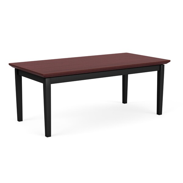 Lesro Lenox Steel Coffee Table, Chelsea Mahogany - LS0840